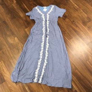 NWT short sleeve maxi dress!